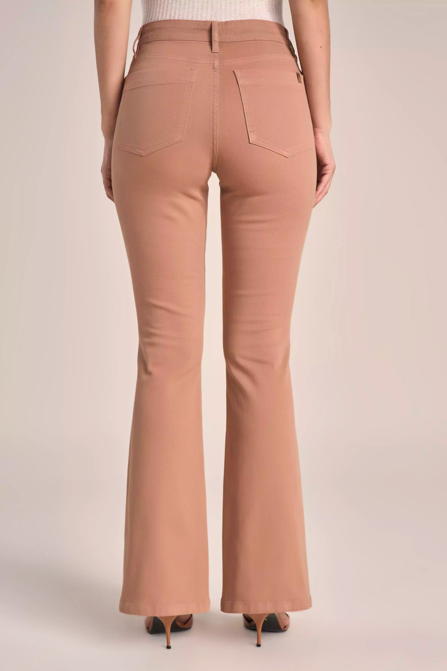 Calça Sarja Color Boot Cut Cintura Intermediária Tradicional