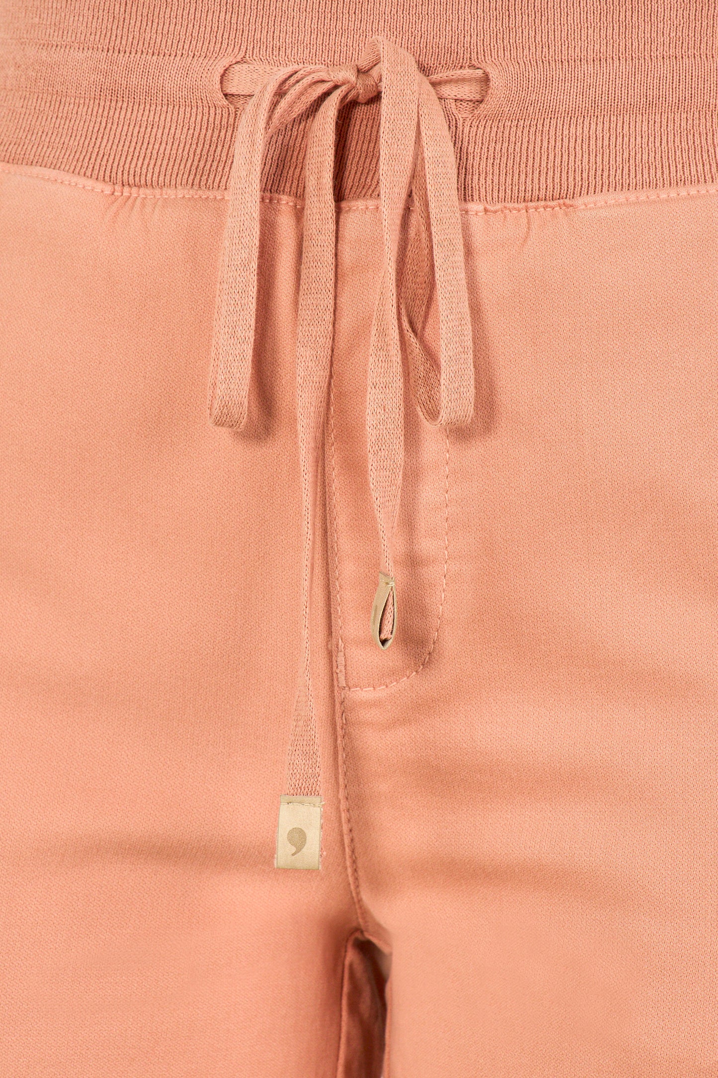 calça malha color reta comfort cintura intermediária cós tricot