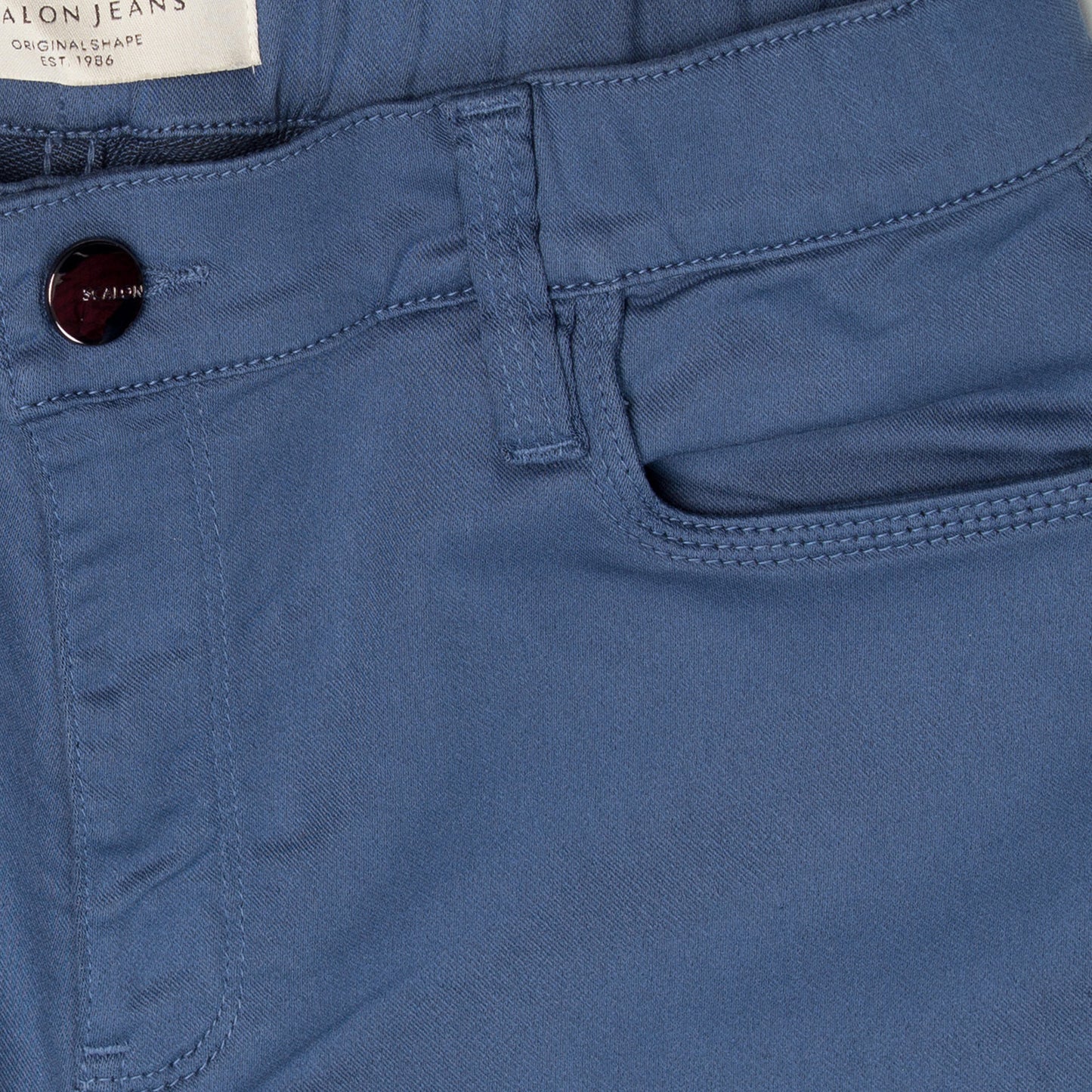 calça malha color cropped cós elástico