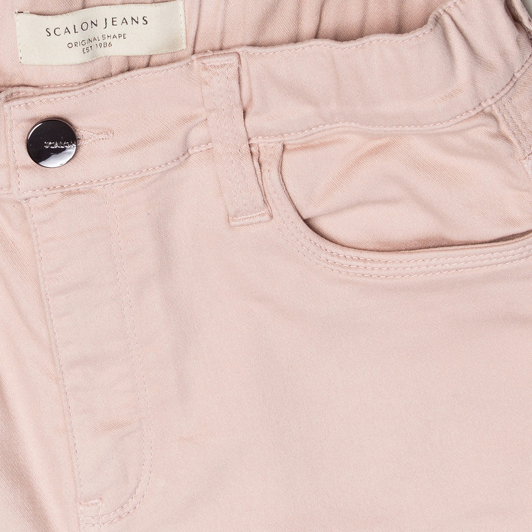 calça malha color skinny cós elástico