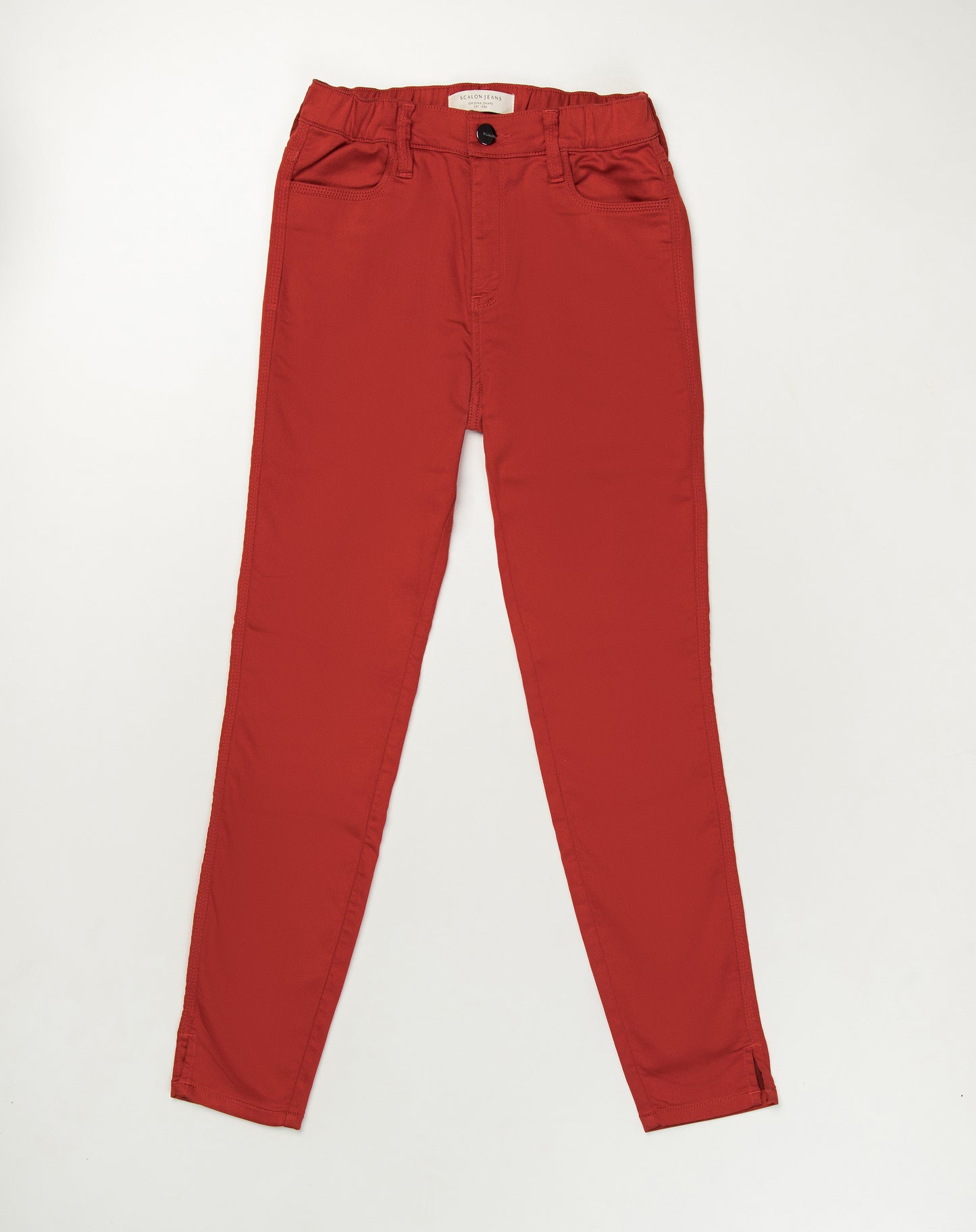 calça malha color skinny cós elástico