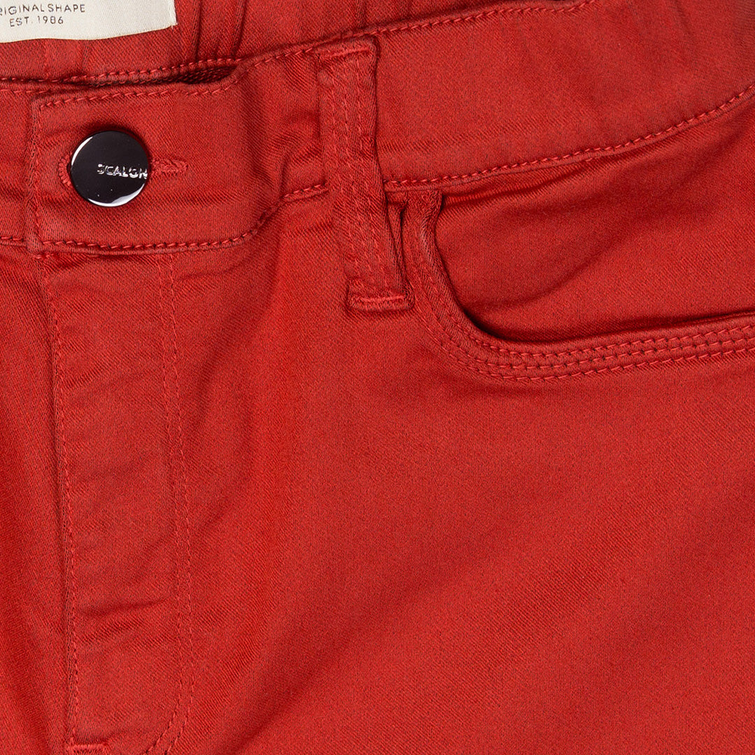 calça malha color skinny cós elástico