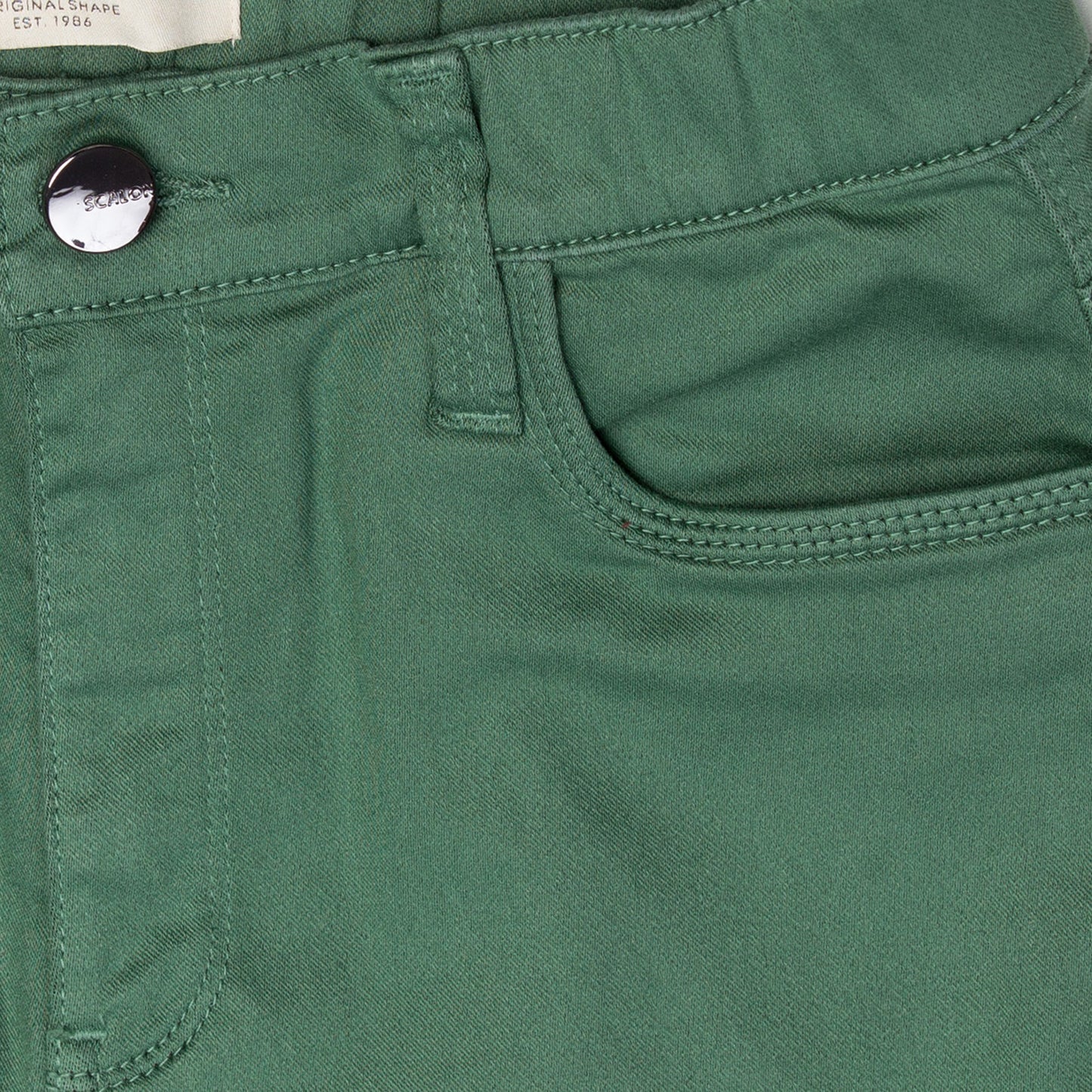 calça malha color skinny cós elástico