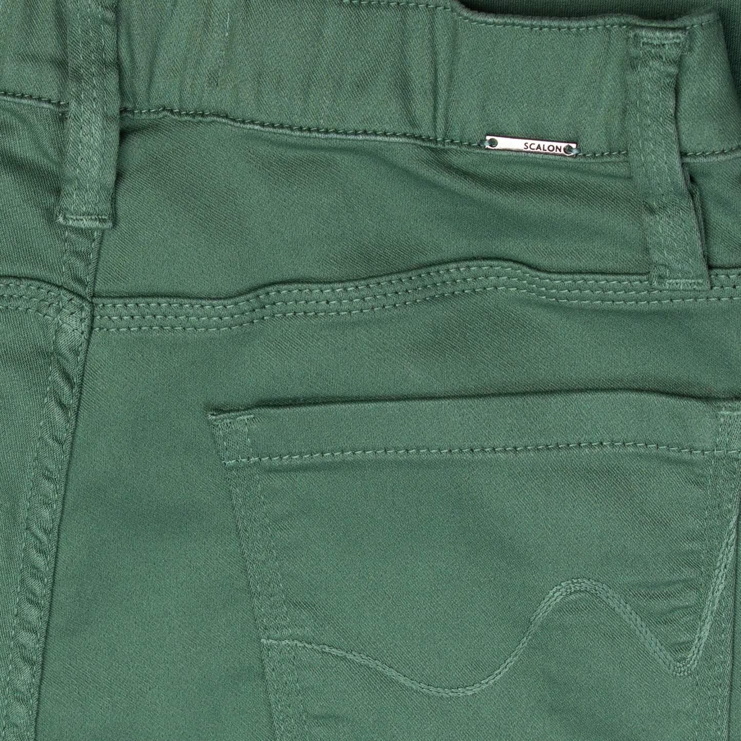 calça malha color skinny cós elástico