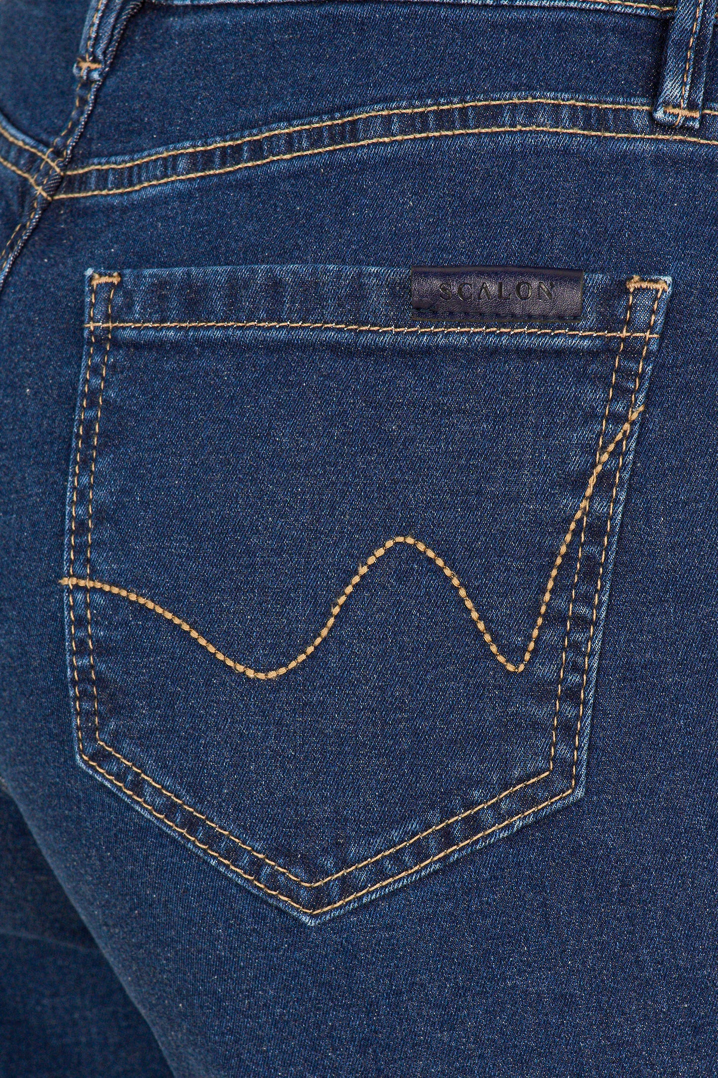 calça jeans pantacourt cintura intermediária tradicional