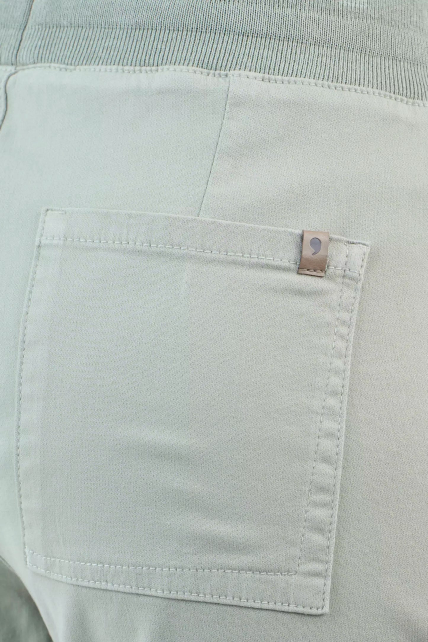 bermuda malha color midi comfort cintura intermedíaria cós tricot