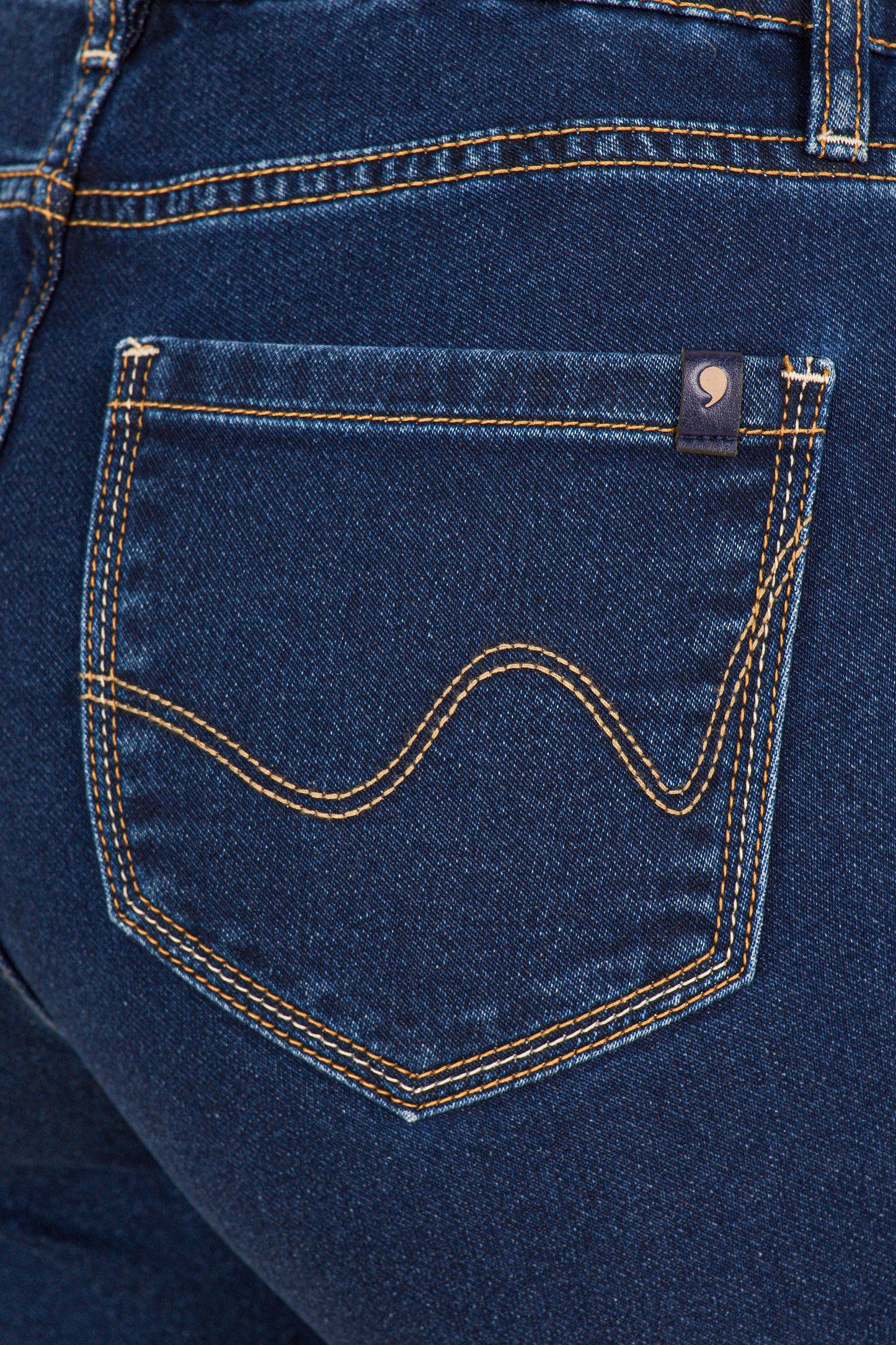 bermuda jeans malha ciclista cintura intermediária com elástico