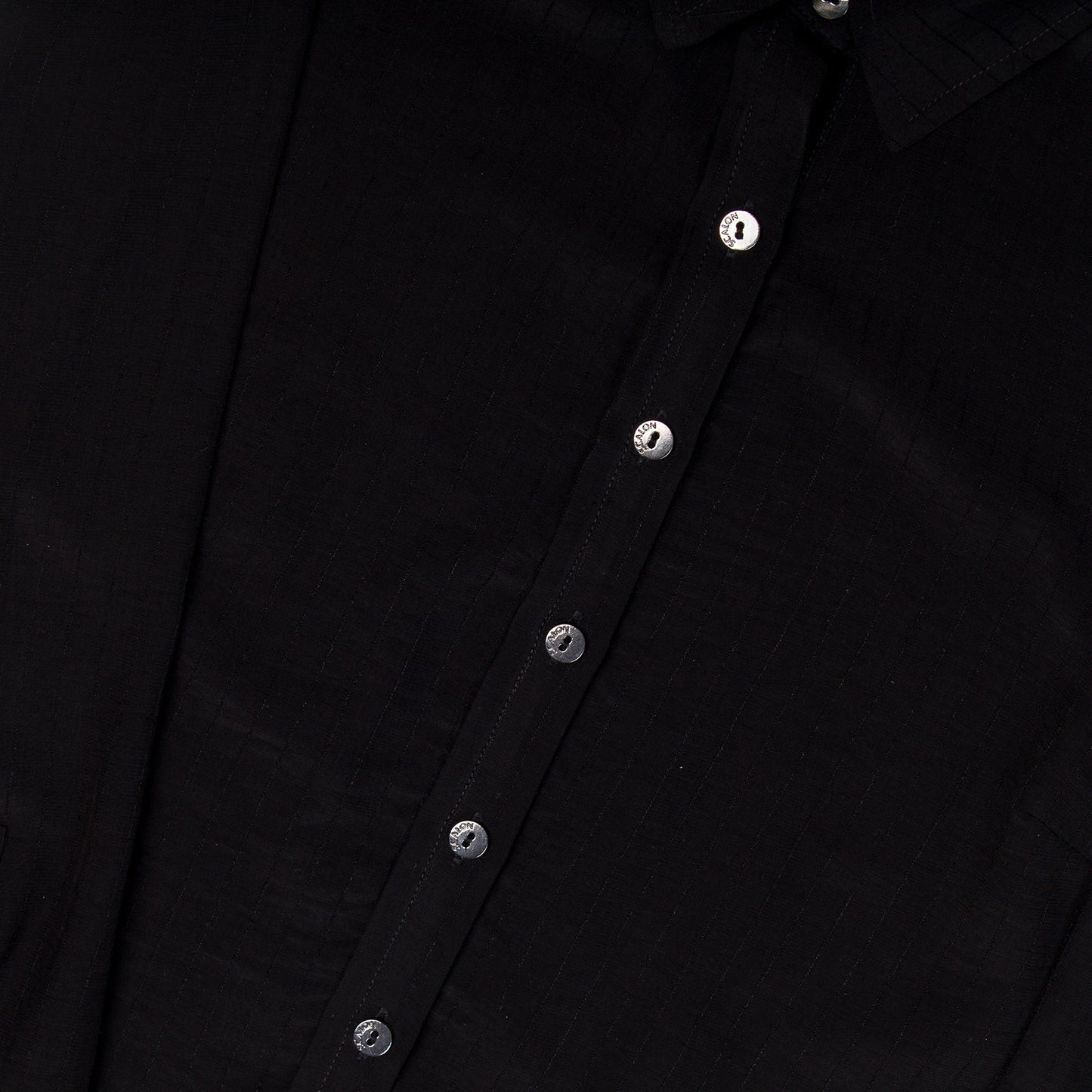 camisa viscose manga 3/4 com abertura lateral
