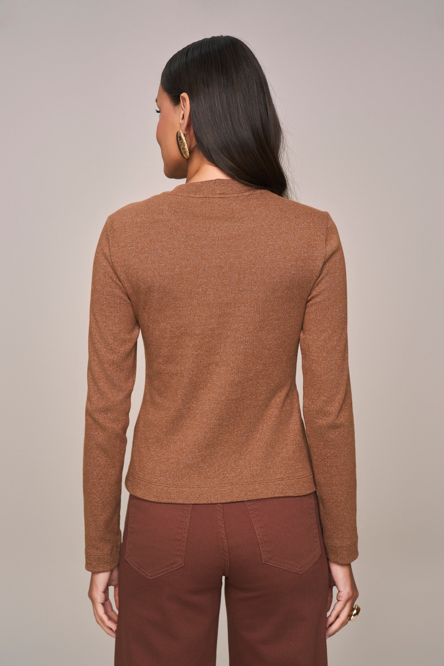 blusa malha manga longa básica tradicional