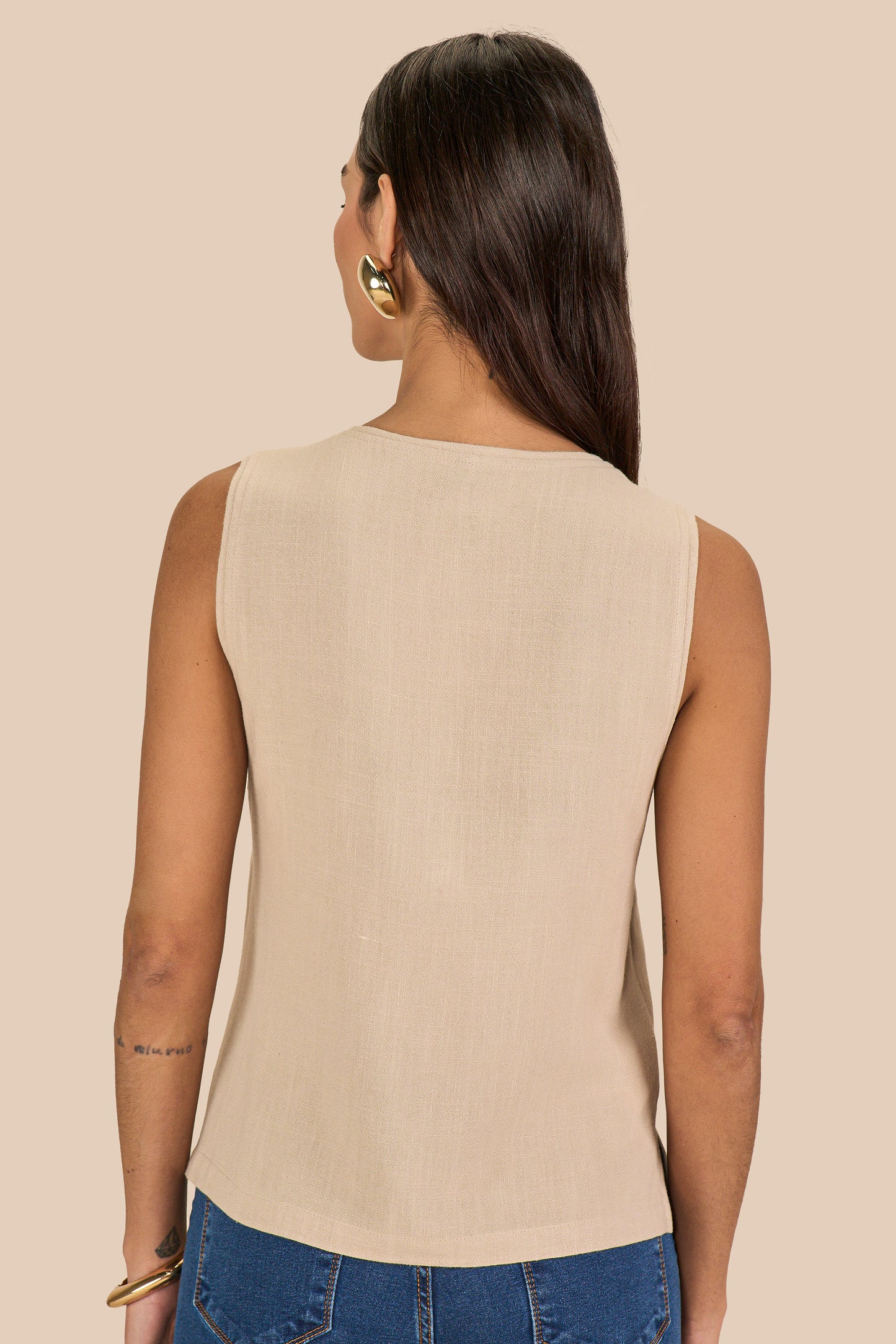 regata viscose alça larga com vivo