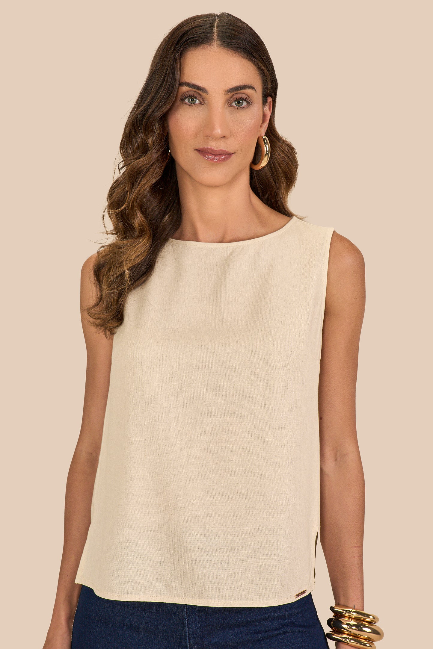 regata viscose alça larga com abertura