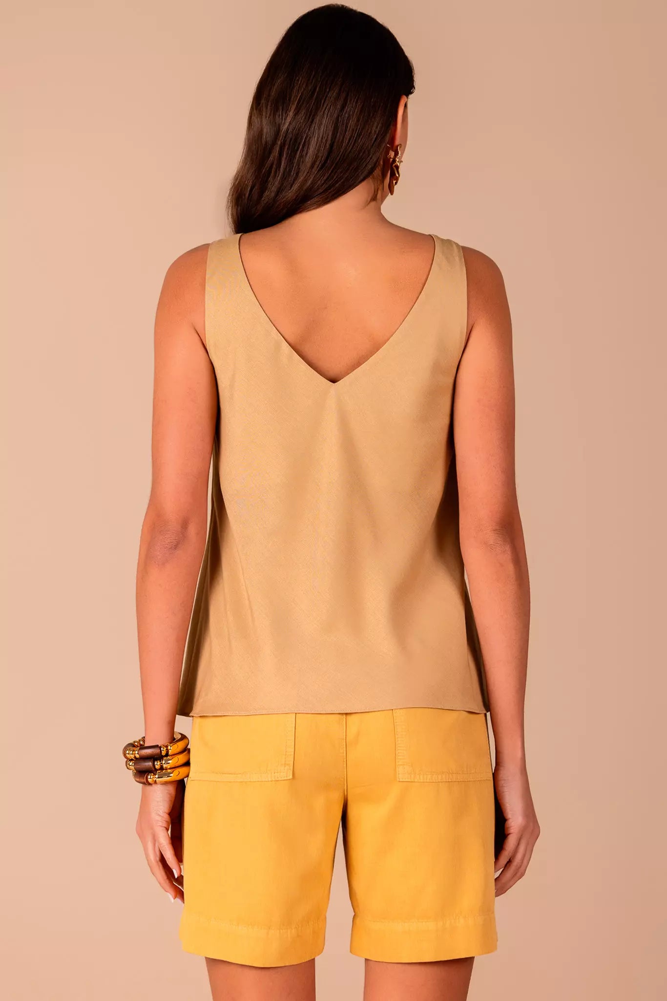 regata viscose alça fina com decote v