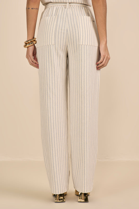 conjunto viscose regata alça larga e calça reta cós de elástico