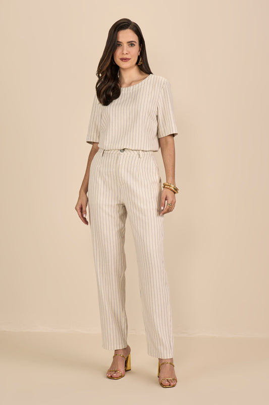 calça viscose mom cintura intermediária alfaiataria