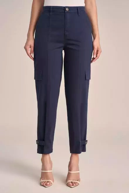 Calça Sarja Color Mom Cintura Intermediária com Martingale