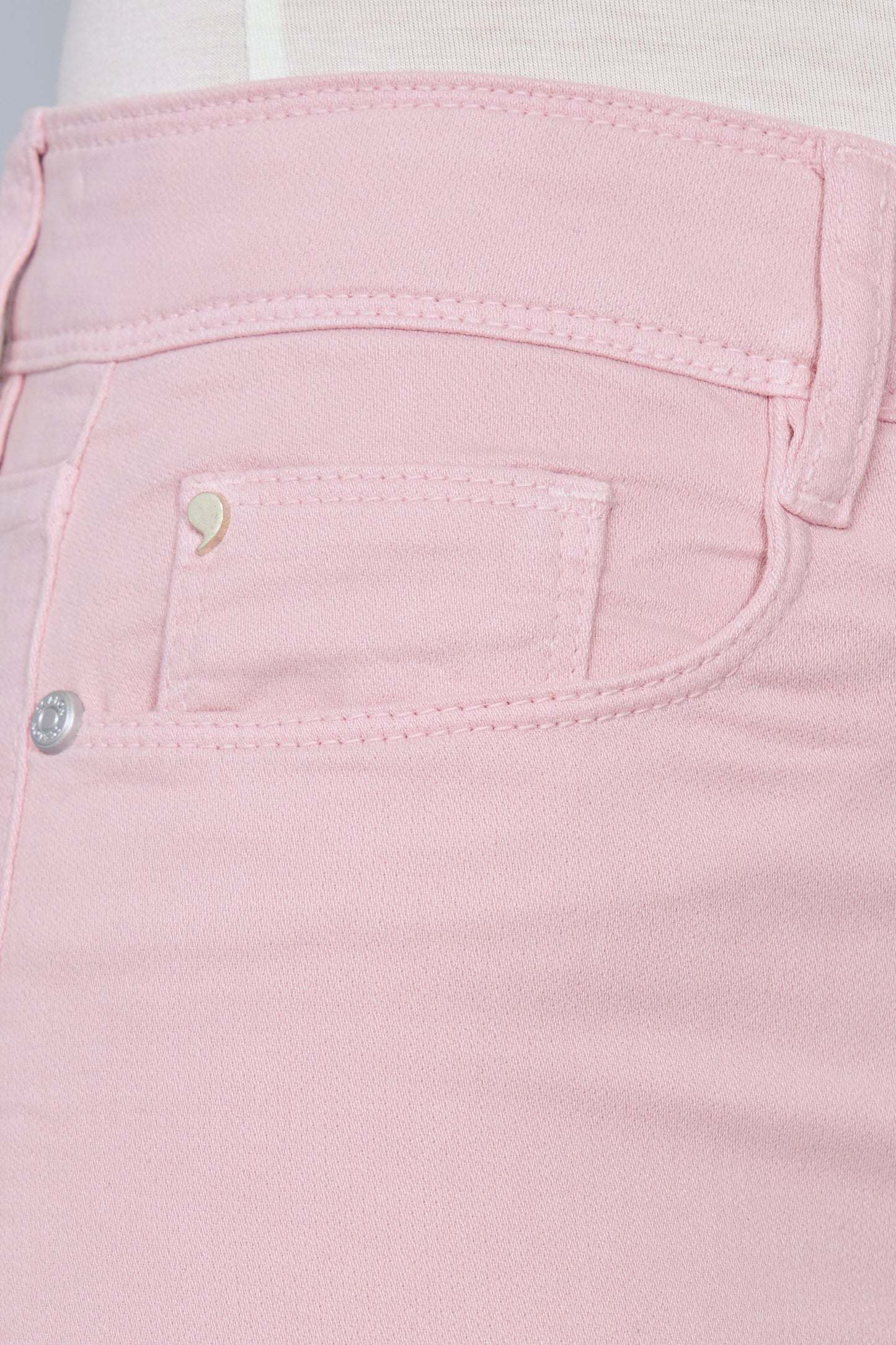 calça malha color boot cut cintura intermediária