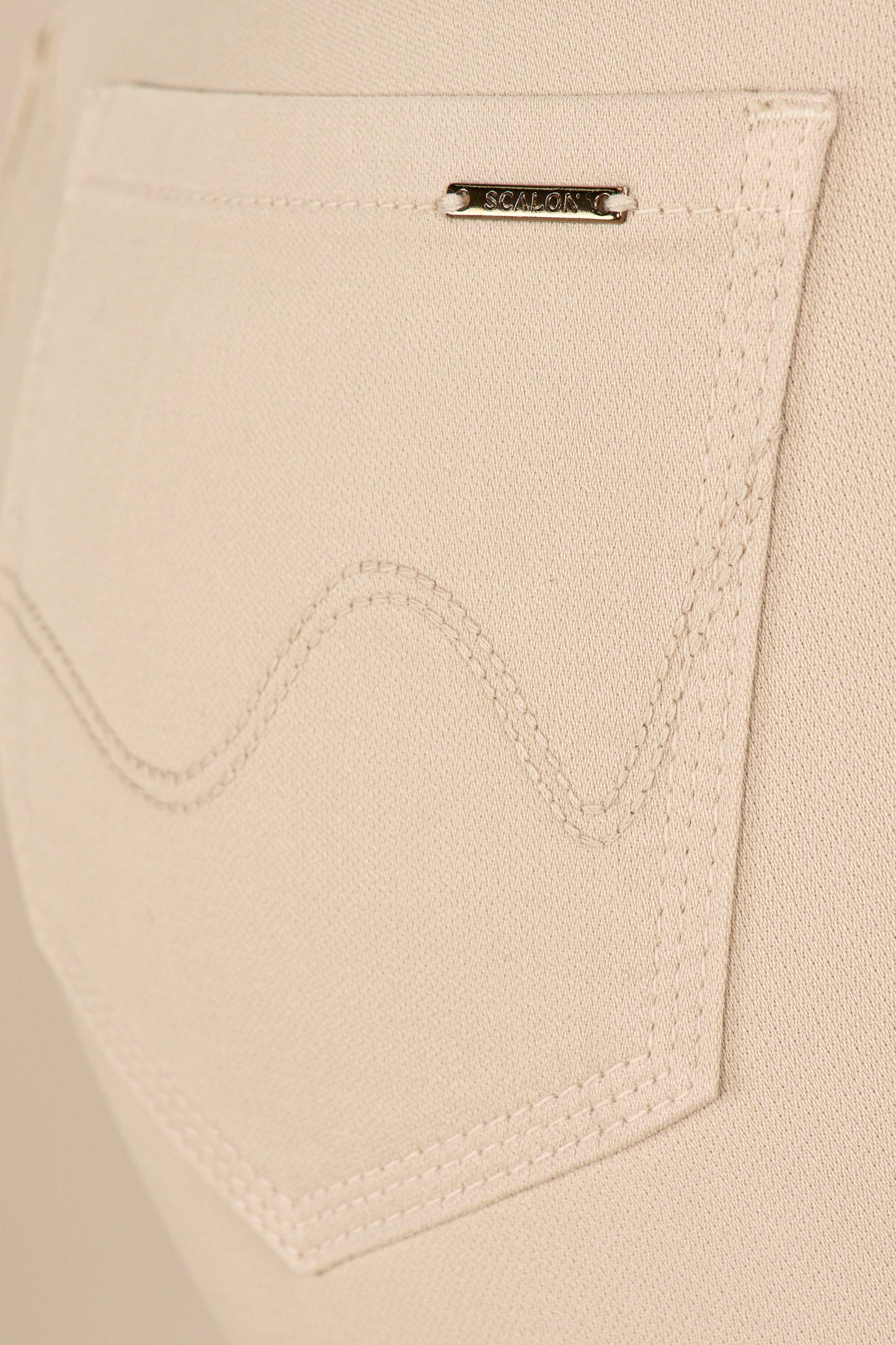 calça malha color skinny cintura intermediária com elástico