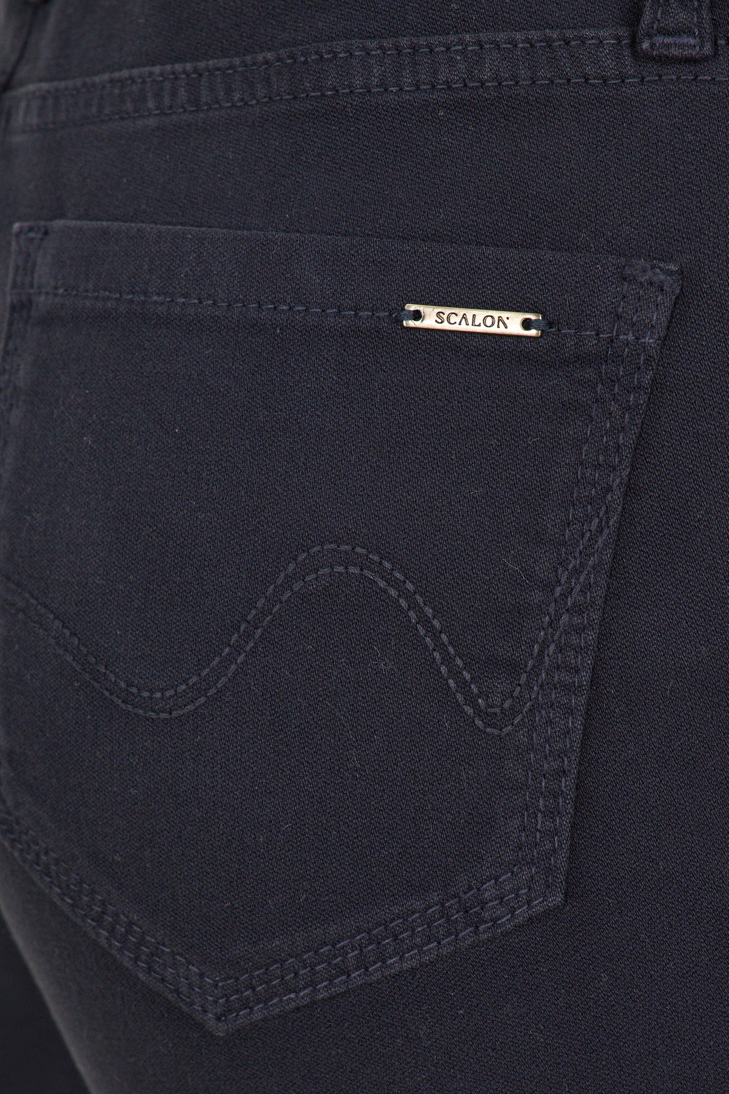 calça malha color skinny cintura intermediária com elástico