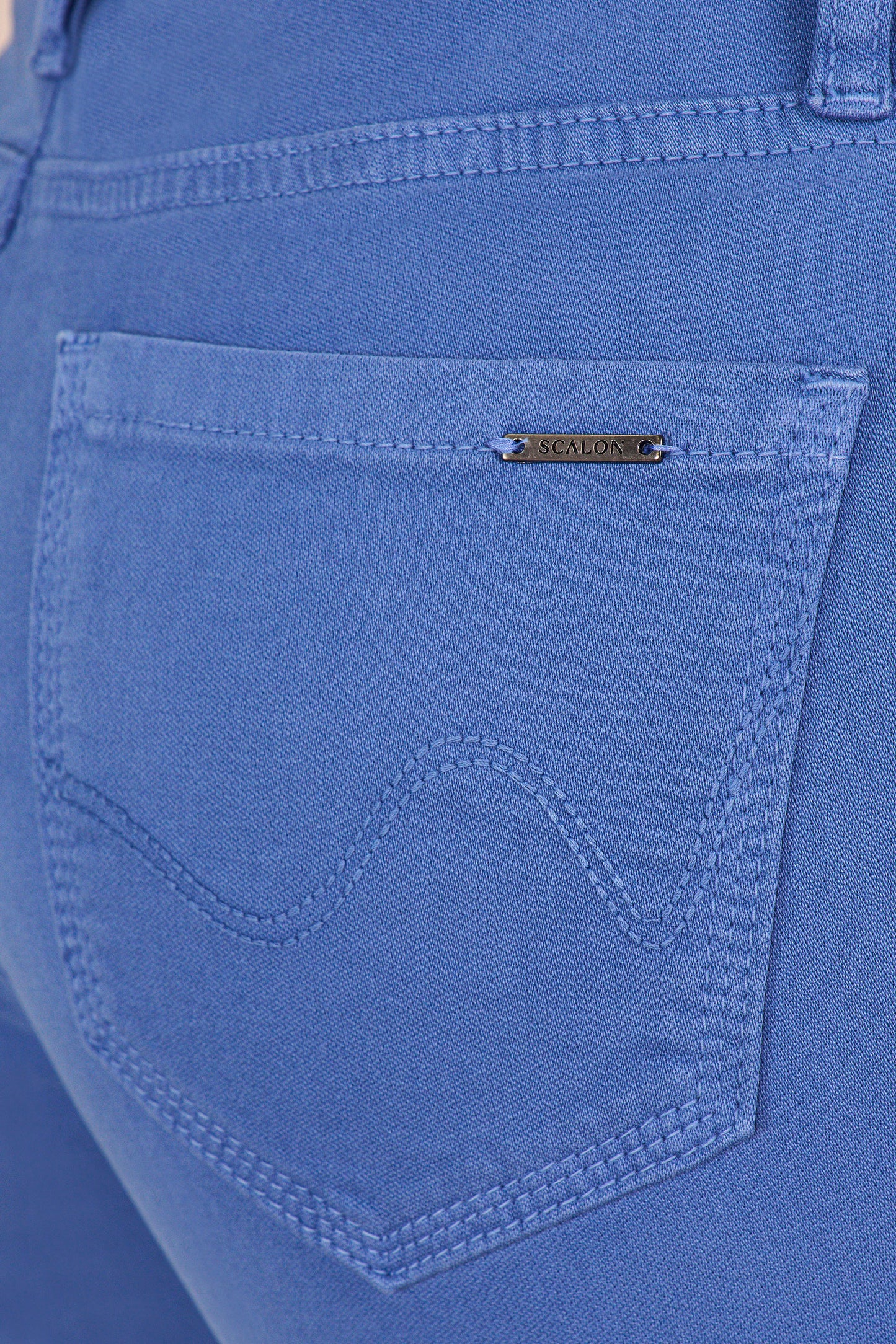 calça malha color skinny cintura intermediária com elástico