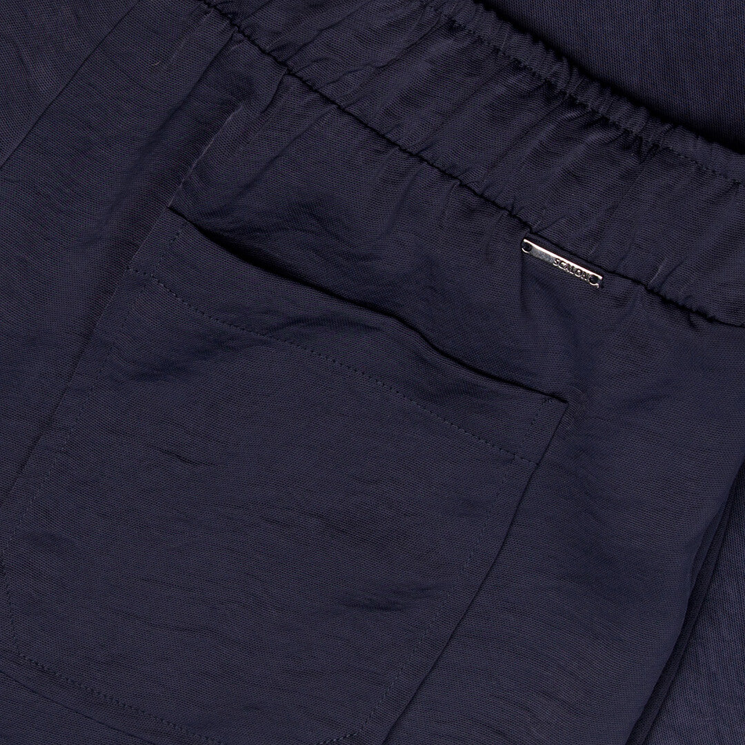 calça crepe pantacourt cós de elástico