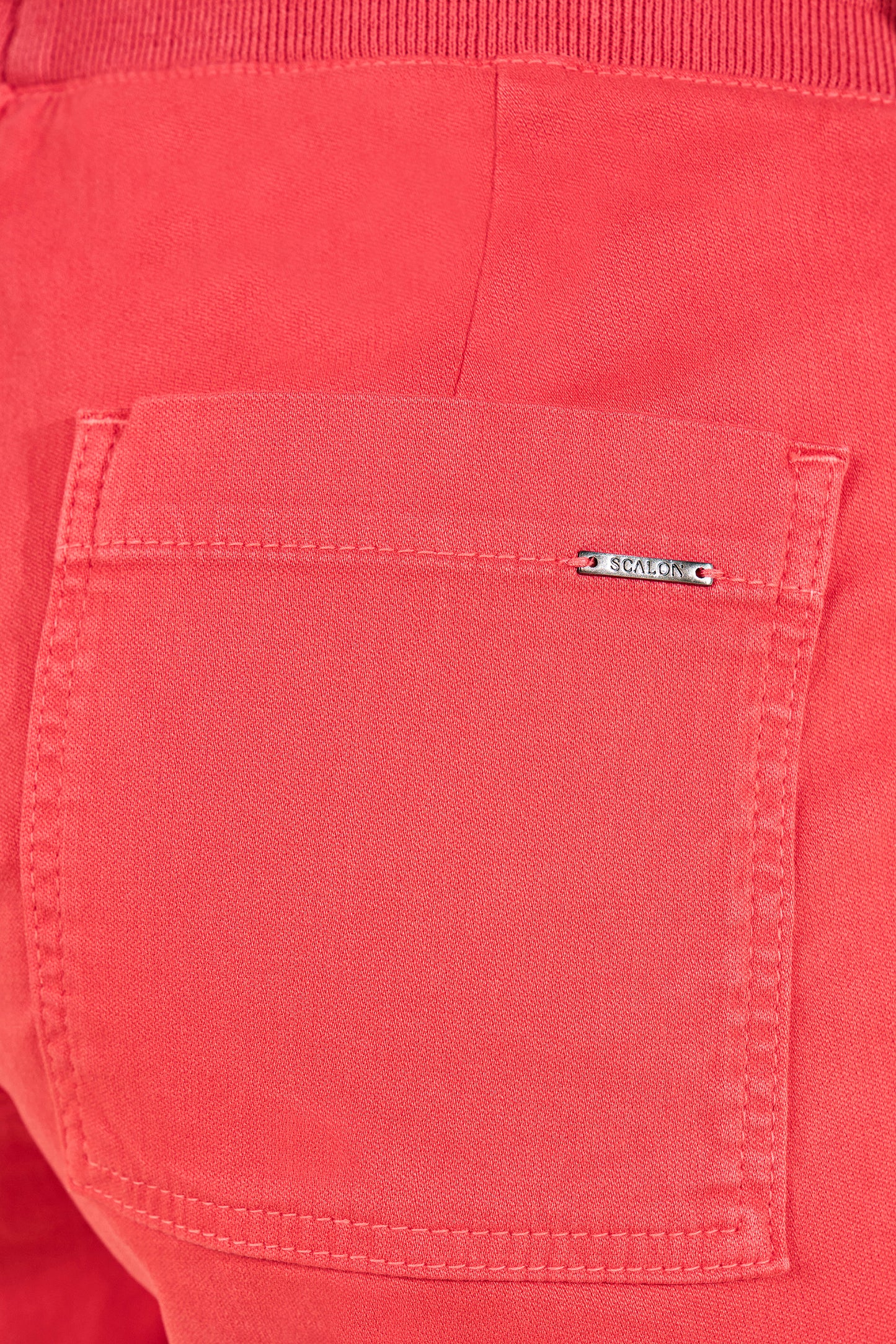 bermuda malha color midi comfort cintura intermediária cós tricot