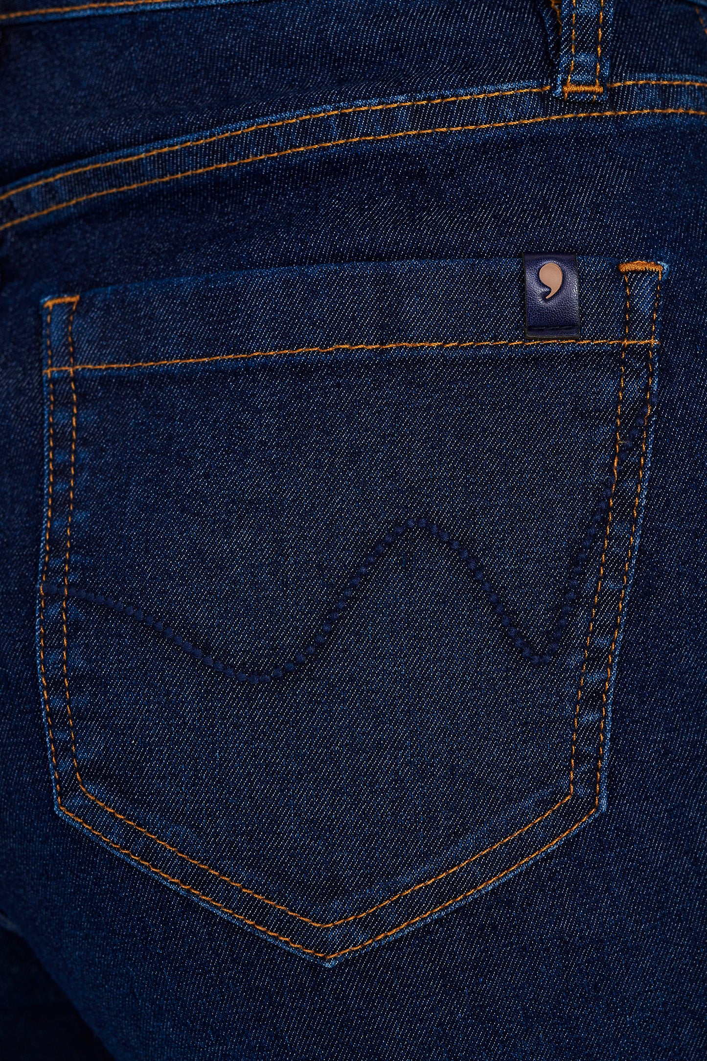 bermuda jeans midi cintura intermediária com abertura