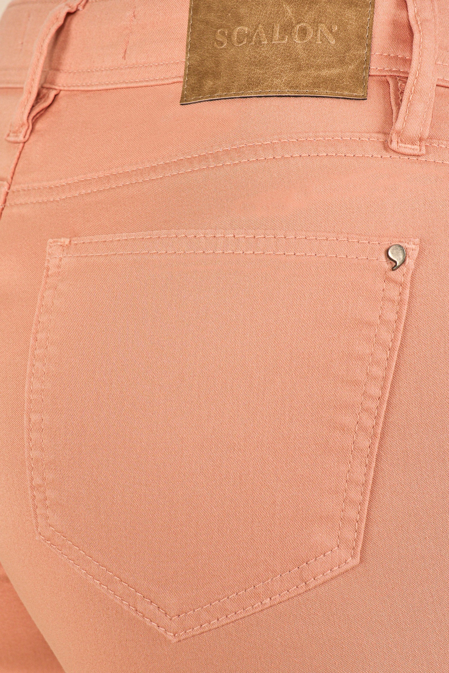 bermuda sarja color midi cintura intermediária básica