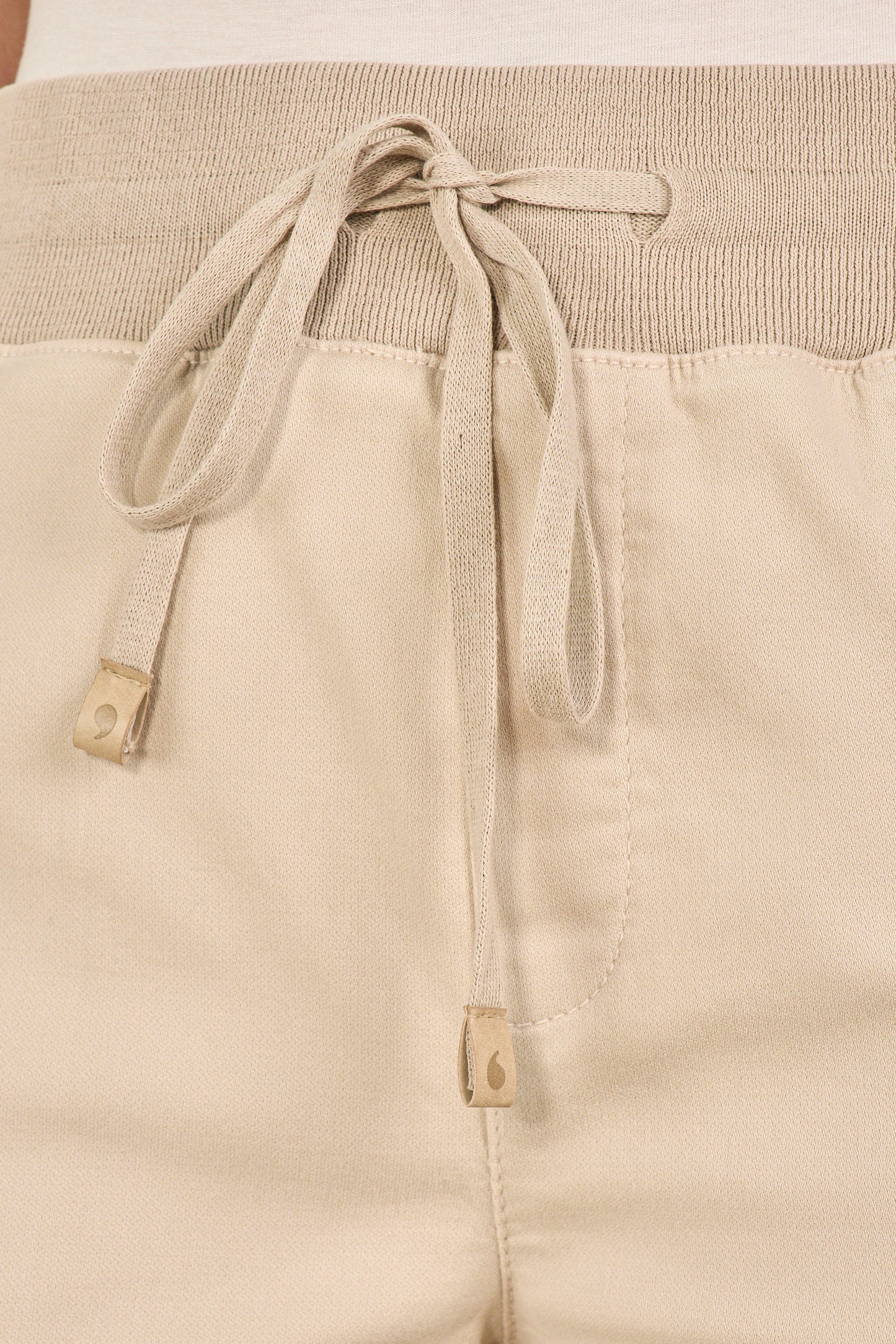 bermuda malha color midi comfort cintura intermediária cós tricot