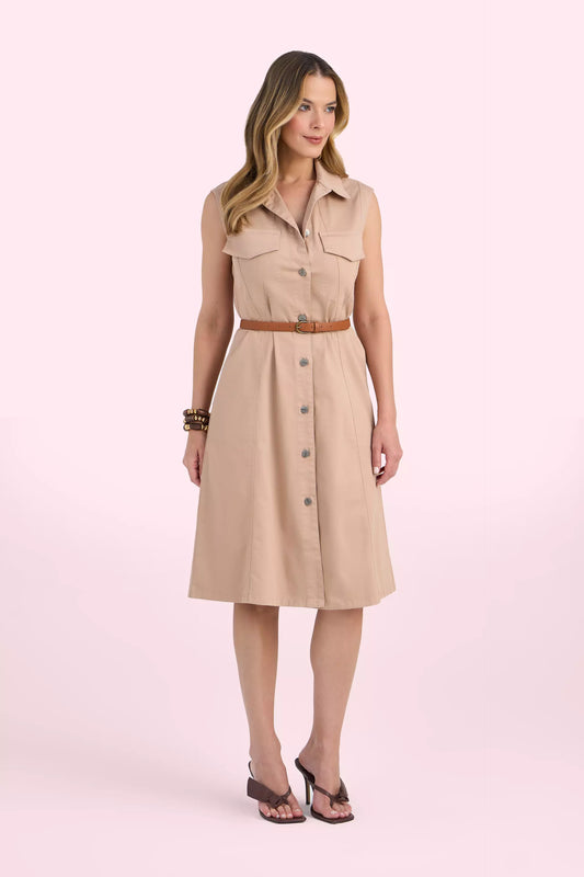 vestido sarja curto com recortes