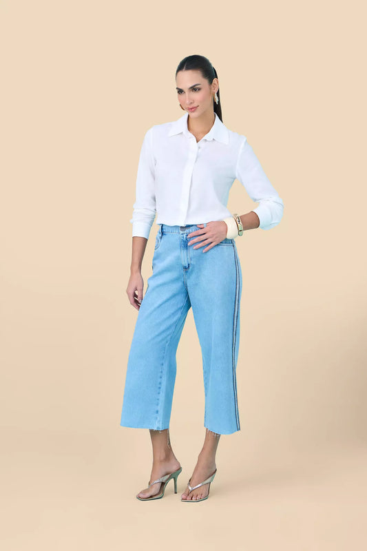 camisa viscose manga longa tradicional