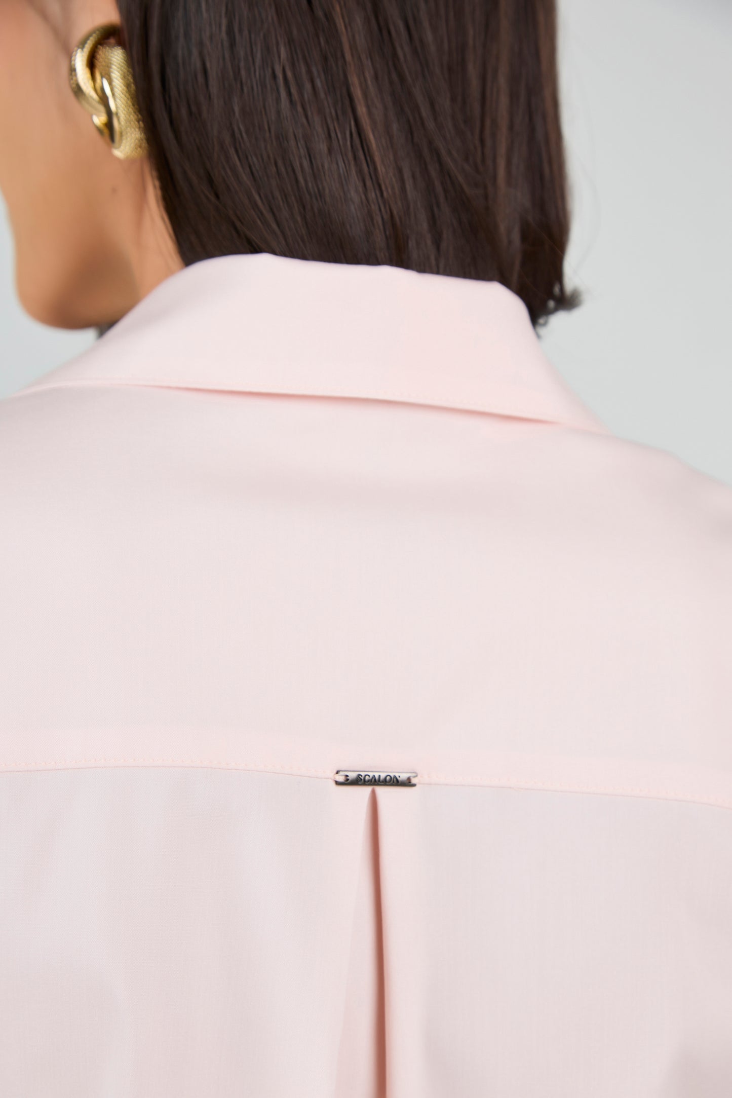 camisa tricoline manga longa
