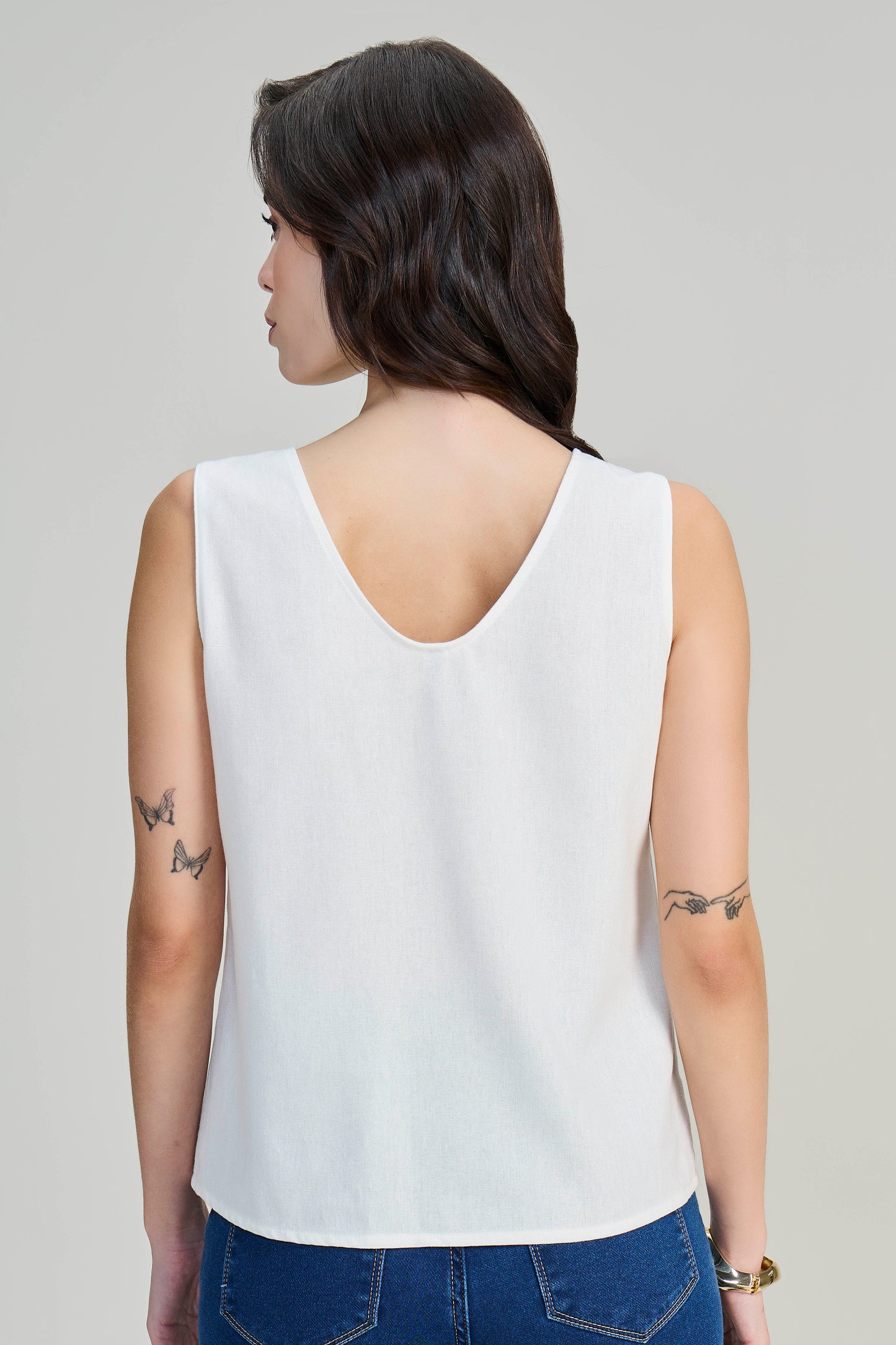 regata viscose alça larga