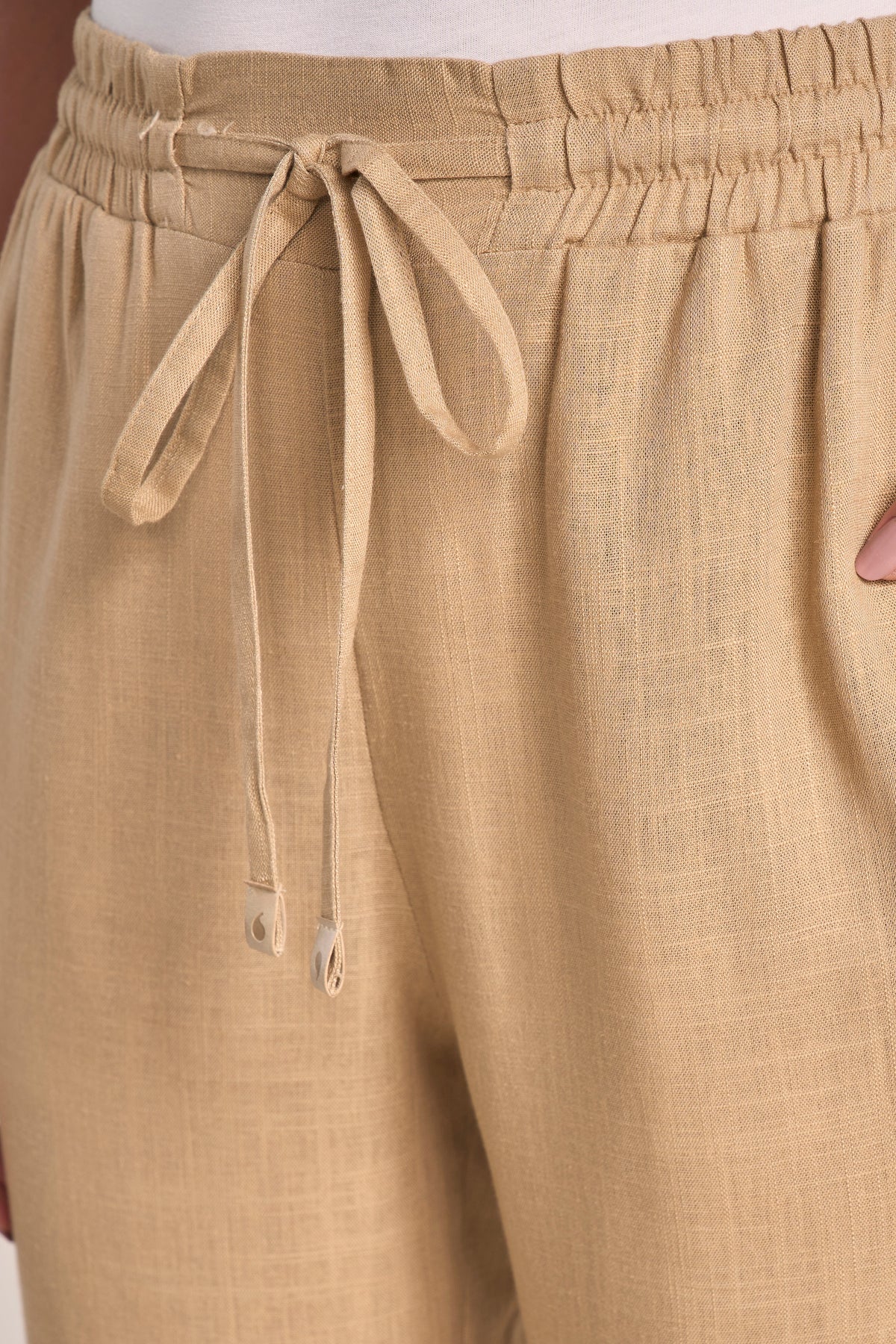 Conjunto Viscose Regata com Botões e Calça Pantcropped Cós de Elástico
