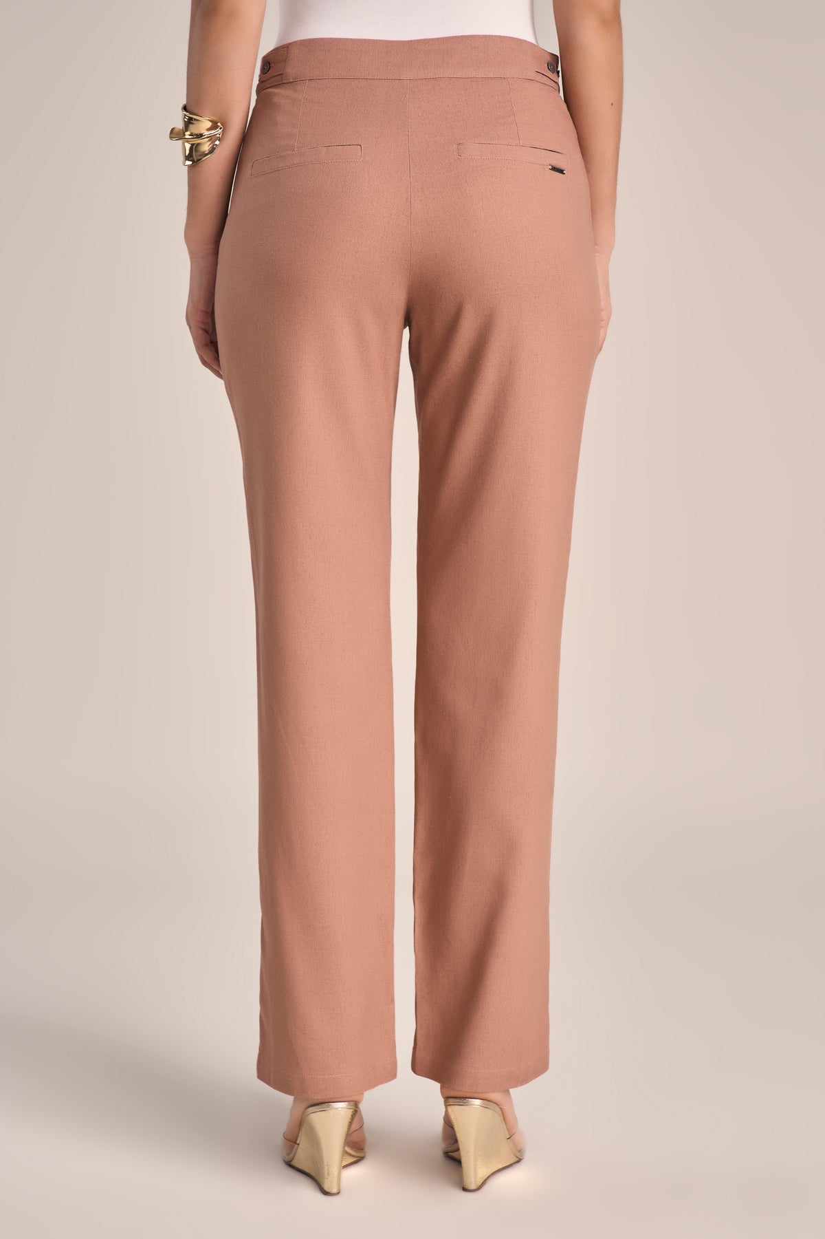 conjunto viscose camisa manga curta e calça reta com cós ajustável